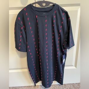 Men’s NWT Navy Flamingo T-Shirt Sz. L